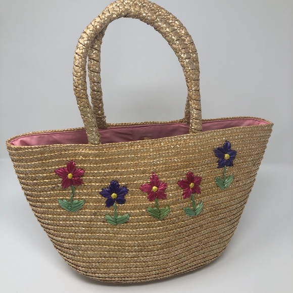 Bloomingdales‎ | Vintage Straw Purse - Picture 1 of 6